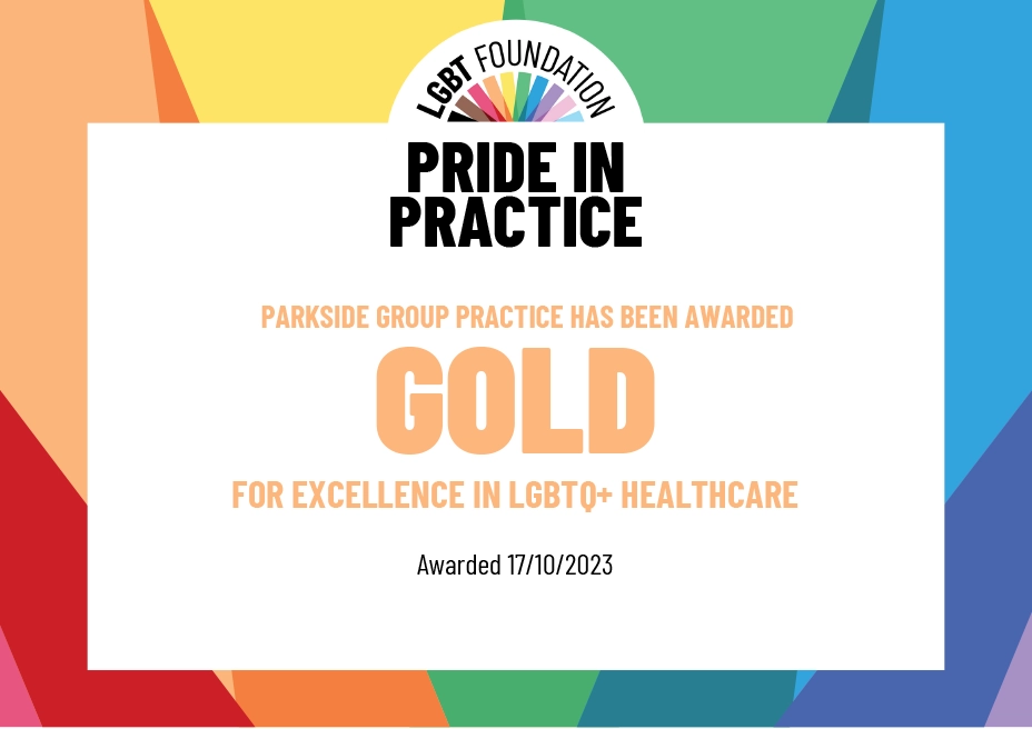 Image of the Pride in Practice Award